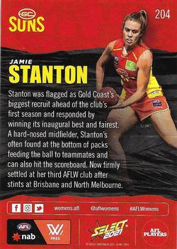 2021 Select AFL Footy Stars #204 Jamie Stanton Back